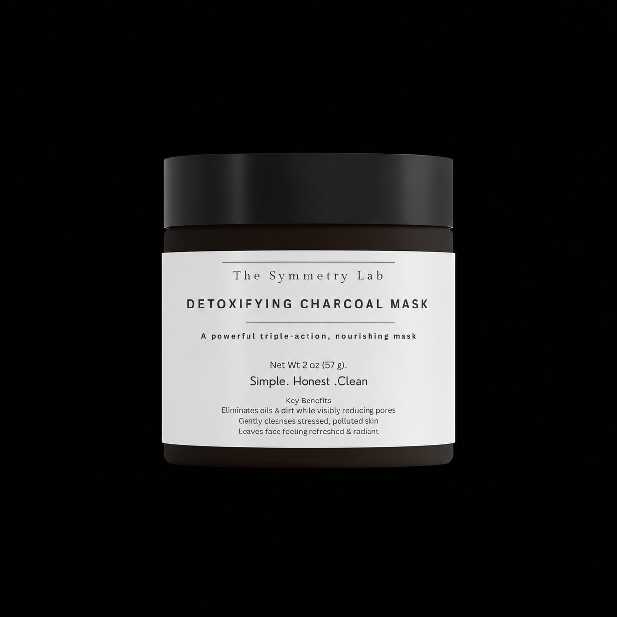 Detoxifying Charcoal Mask | The Symmetry Lab