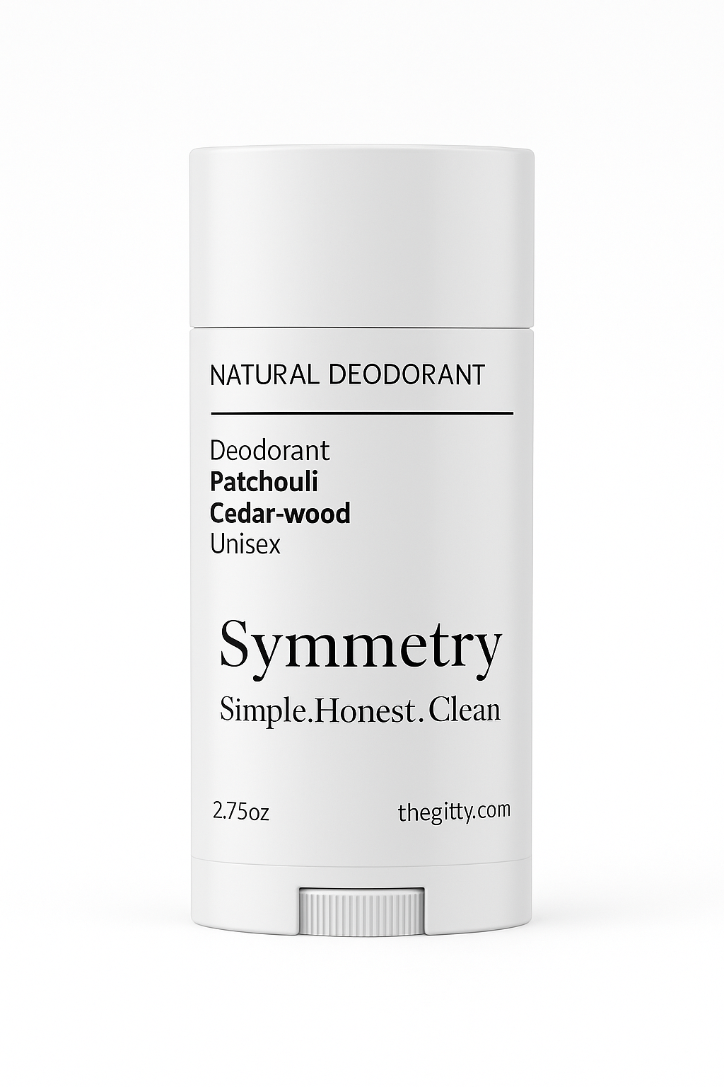 Natural Deodorant : Patchouli Cedarwood