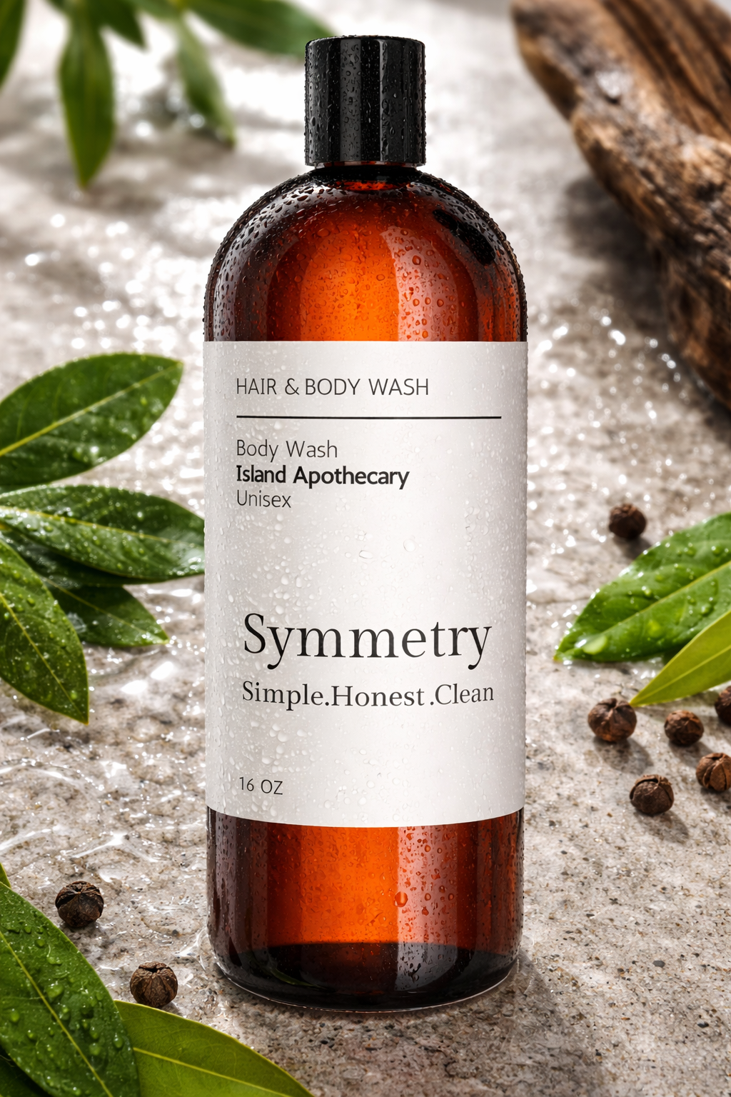 Symmetry Island Apothecary Hair & Body Wash – Unisex