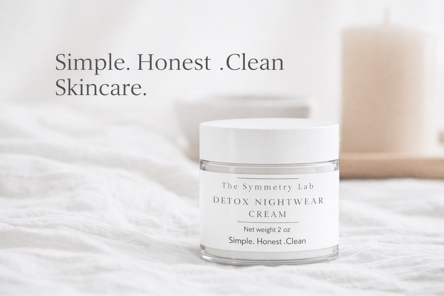 Detox Nightwear Cream — Overnight Reset for Calm, Hydrated Skin