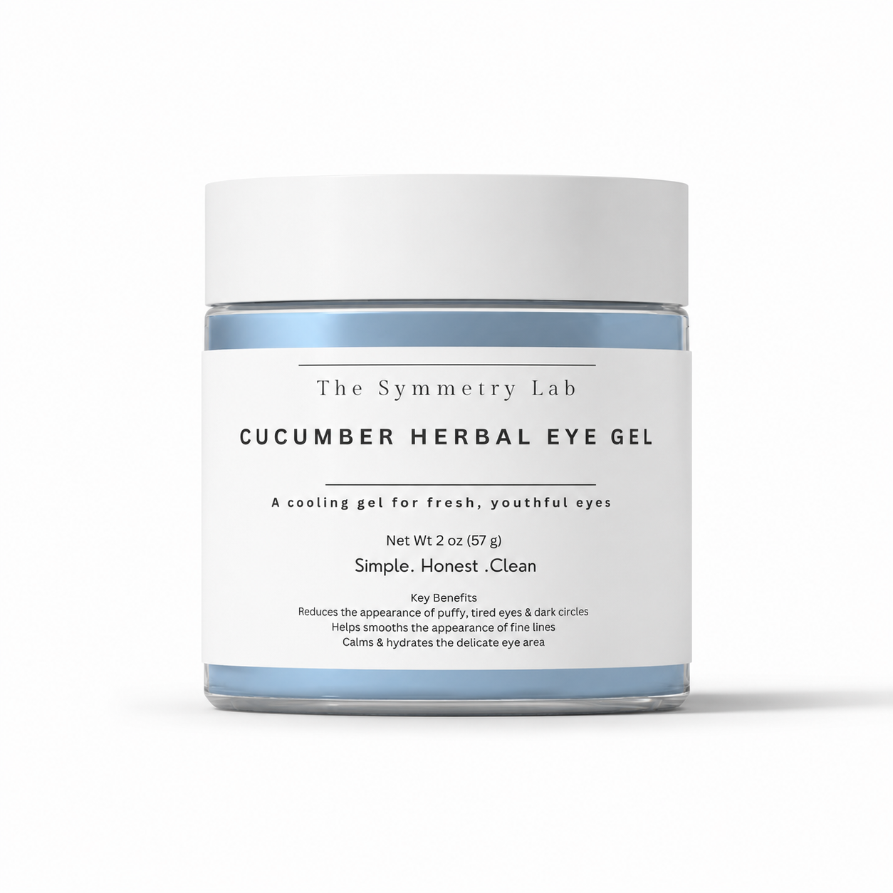 Cucumber Herbal Eye Gel - The Symmetry Lab