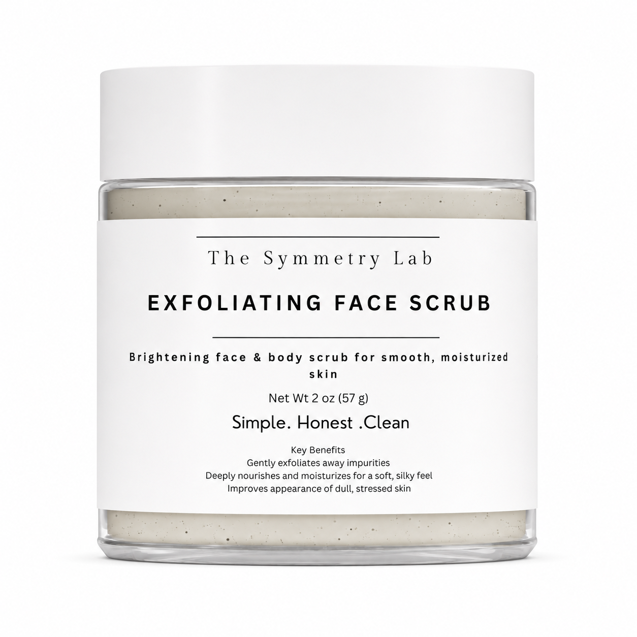 Exfoliating Face Scrub - The Symmetry Lab