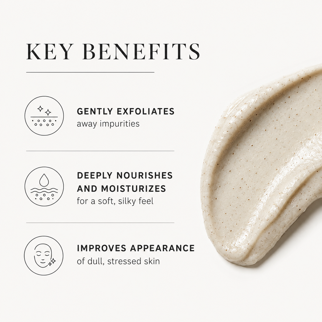 Exfoliating Face Scrub - The Symmetry Lab