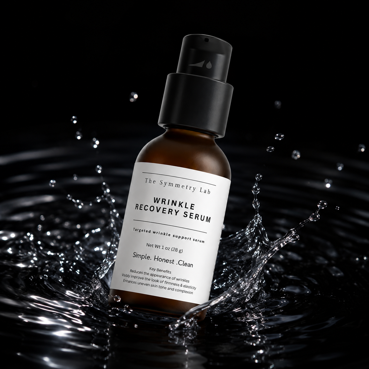 Wrinkle Recovery Serum | Vitamin A + Chamomile + Carrot Root | The Symmetry Lab