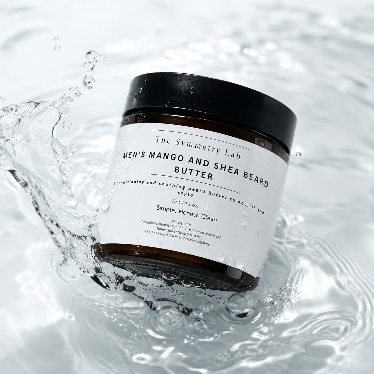 Men's Mango & Shea Beard Butter | The Symmetry Lab