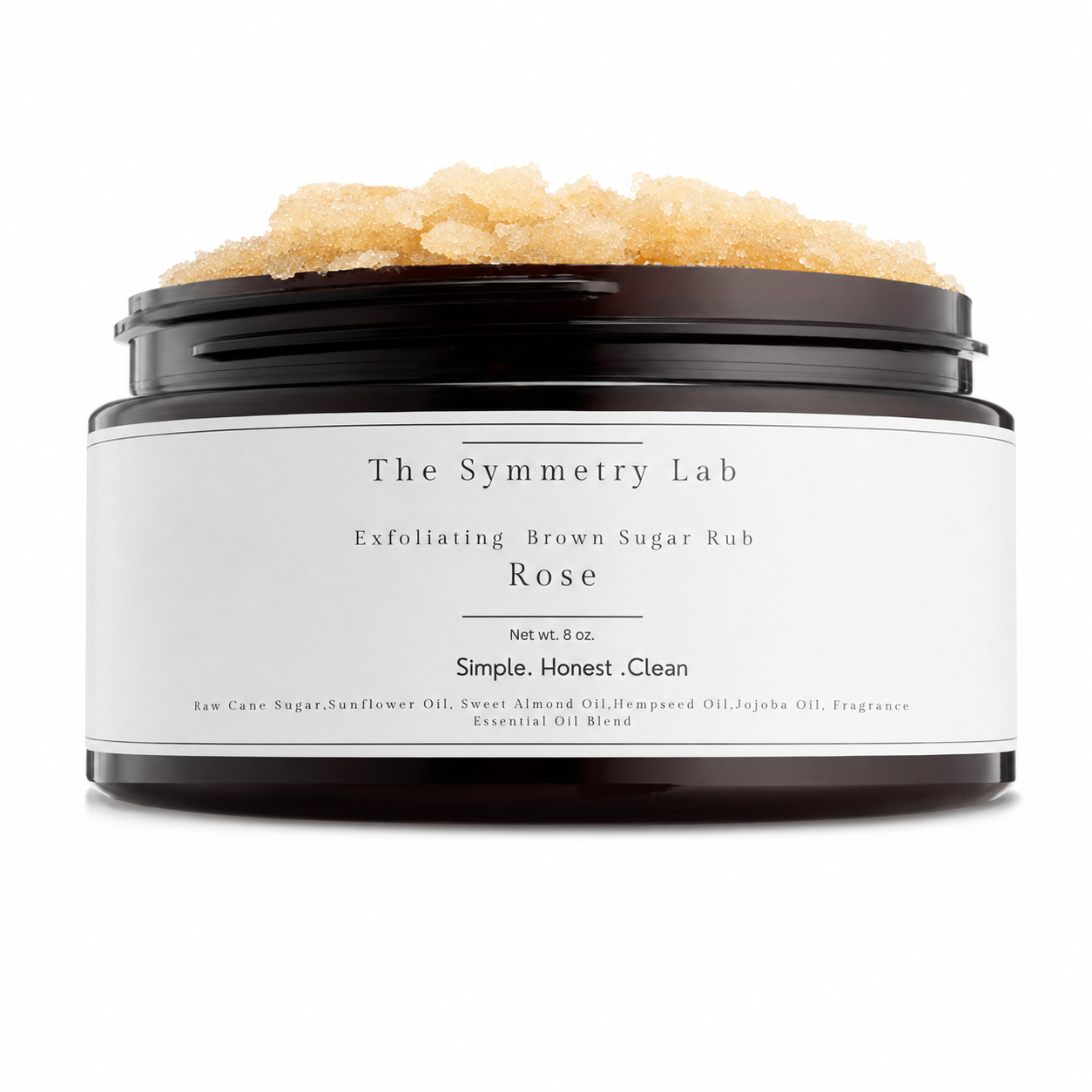 Rose Exfoliating Brown Sugar Rub – The Symmetry Lab