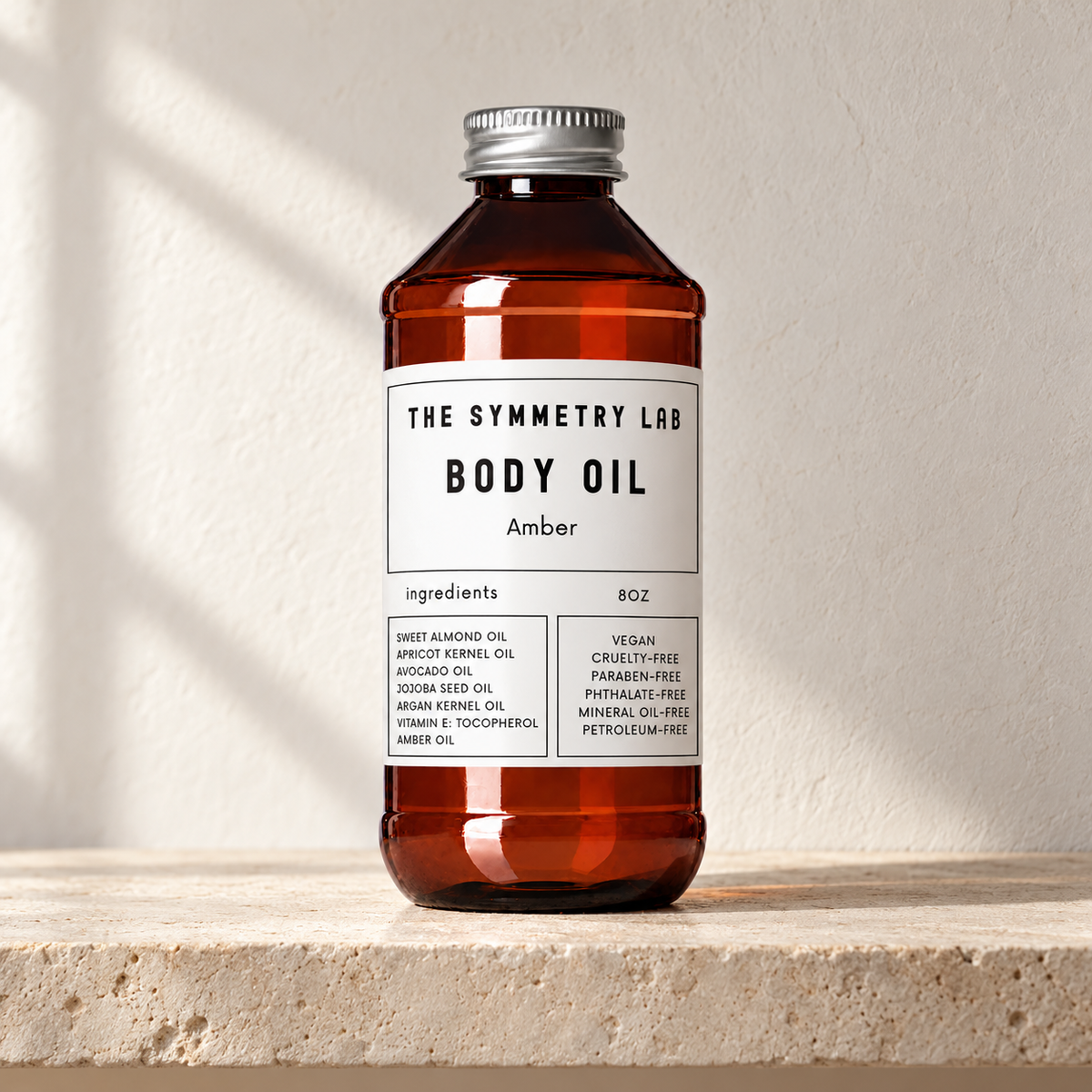 Amber Body Oil | The Symmetry Lab - 8oz