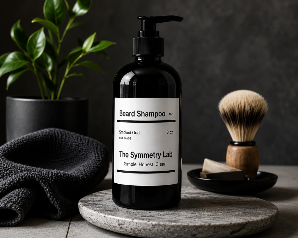 The Symmetry Lab Beard Shampoo – Smoked Oud | Premium Beard Cleanser for Men (Copy)