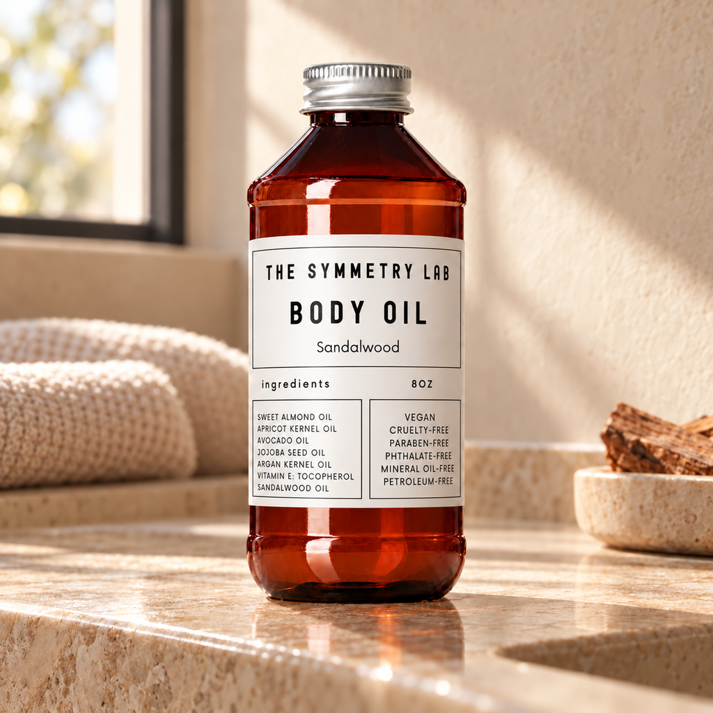 Sandalwood Body Oil | The Symmetry Lab - 8 oz