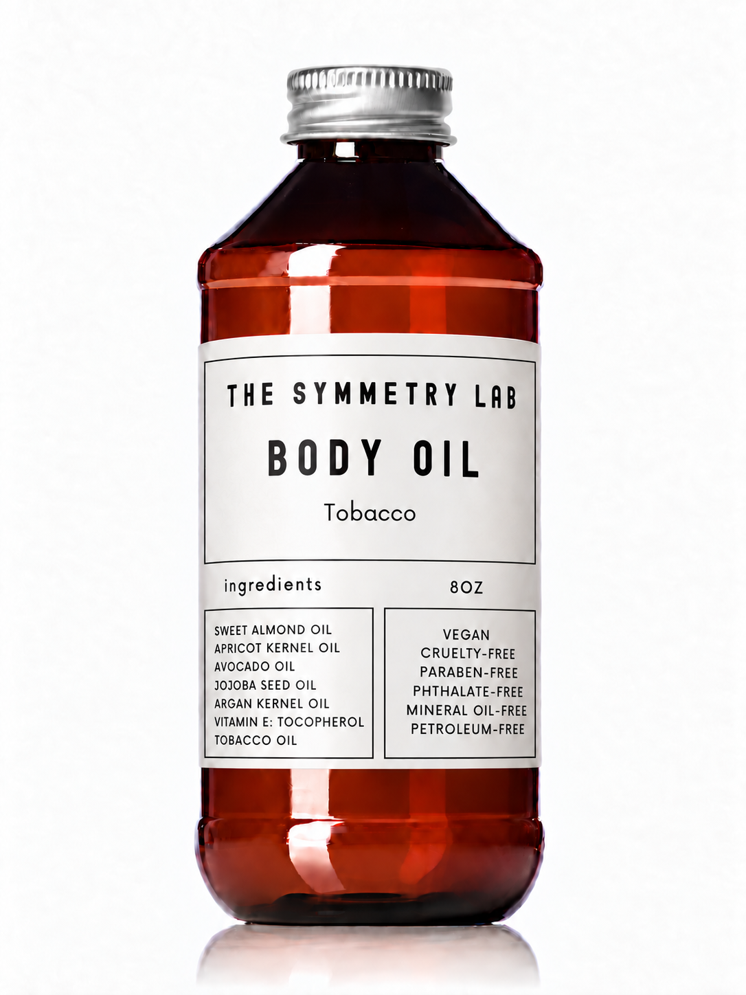 Tobacco Body Oil | The Symmetry Lab 8oz