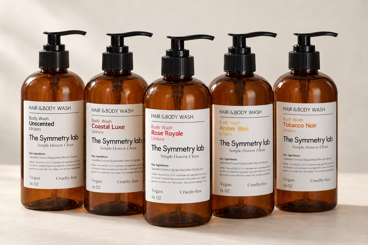Unscented Body Wash – 16 oz | The Symmetry Lab