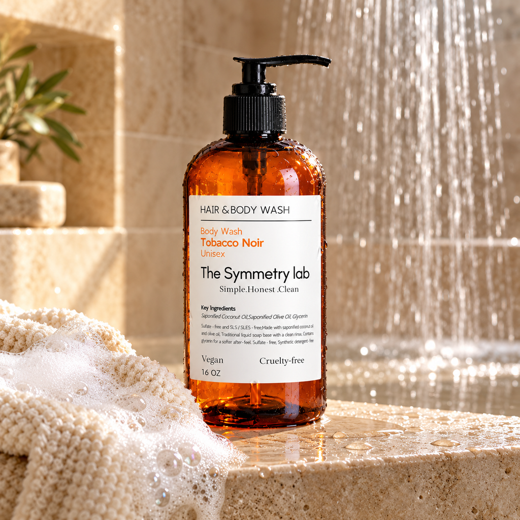 Tobacco Noir Body Wash | Unisex Liquid Soap | 16 oz