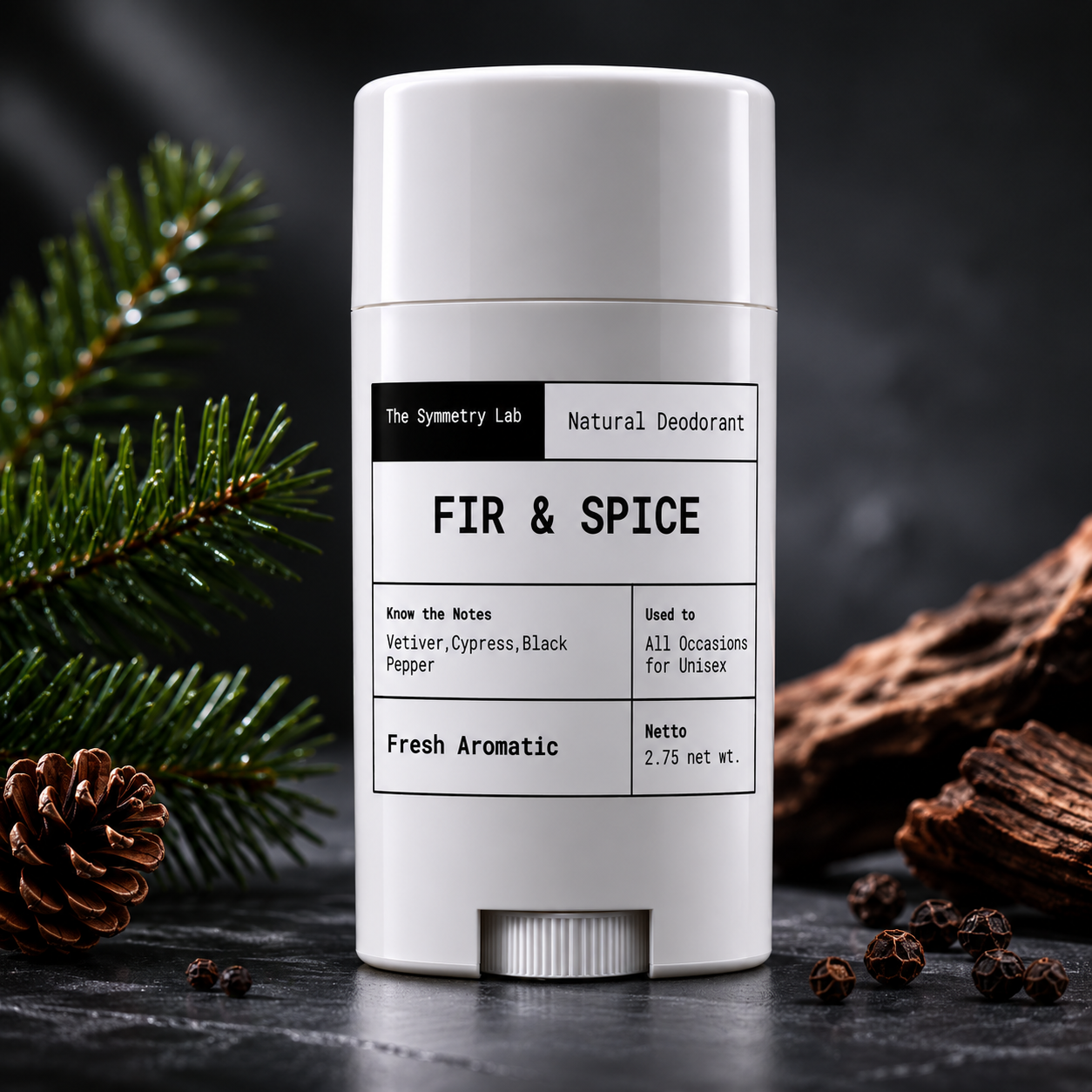 Natural Deodorant - Fir+Spice