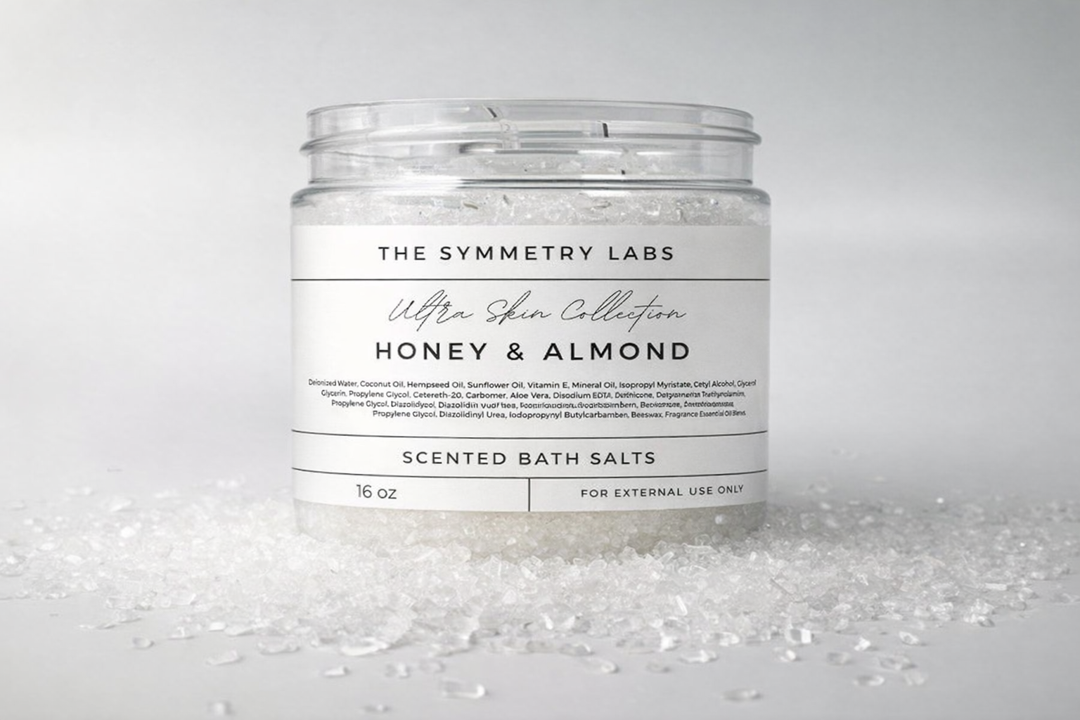 Honey & Almond Scented Bath Salts — Ultra Skin Collection
